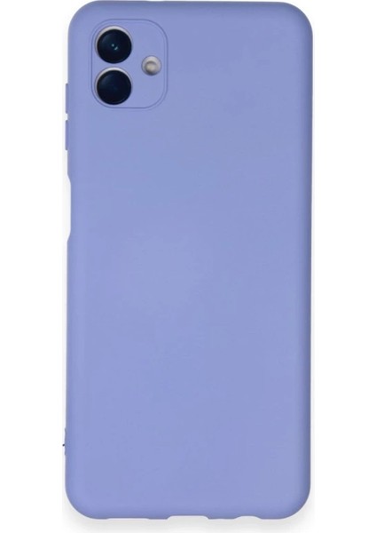 Samsung Galaxy A04 Kılıf Nano Içi Kadife Silikon - Lila