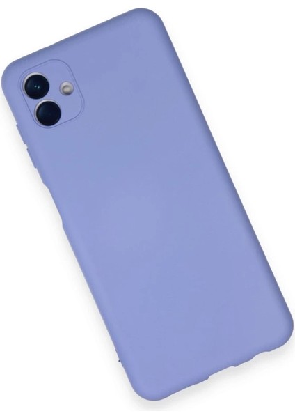 Samsung Galaxy A04 Kılıf Nano Içi Kadife Silikon - Lila modelleri