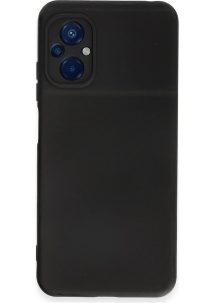 Xiaomi Poco M5 Kılıf Nano Içi Kadife Silikon - Siyah
