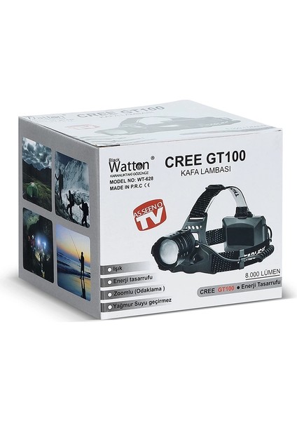 GT100 LED Şarjlı Kafa Lambası WT-628 indirimleri