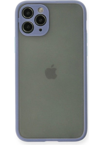 Iphone 11 Pro Kılıf Montreal Silikon Kapak - Gri