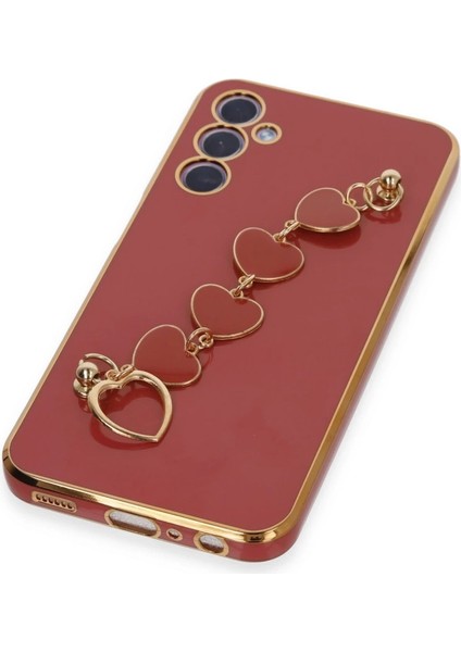 Samsung Galaxy A24 4g Kılıf Esila Silikon - Kırmızı