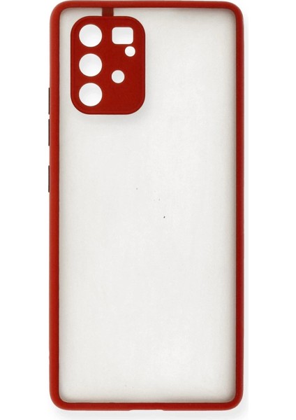 Samsung Galaxy A91 / S10 Lite Kılıf Montreal Silikon Kapak - Kırmızı fiyatları