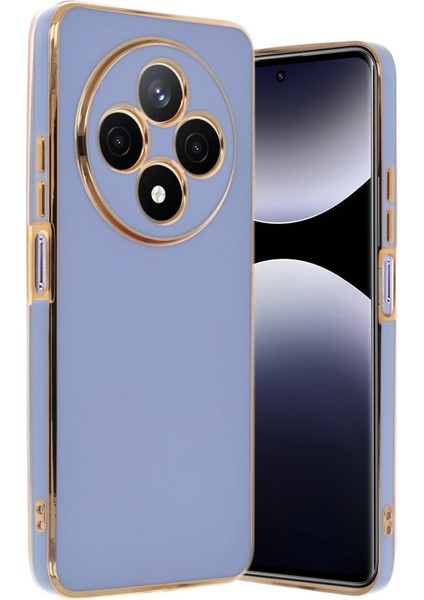 Xiaomi Redmi 14C Kılıf Volet Silikon - Mavi