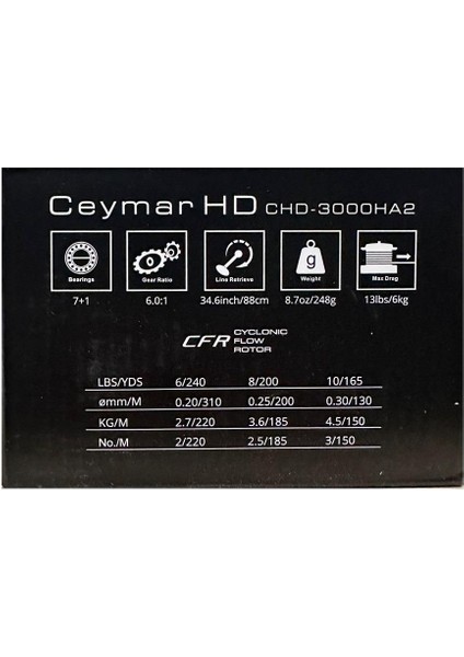 Ceymar Hd CHD-3000HA2 Spin Olta Makinesi modelleri