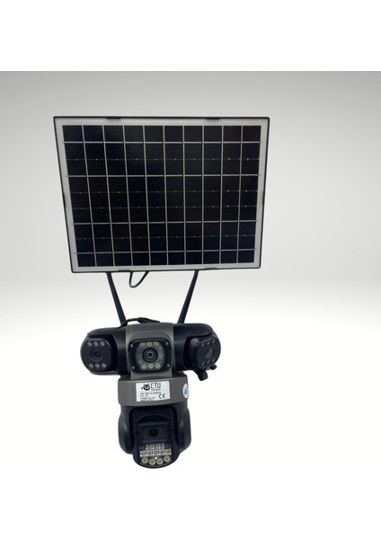 -Q10-4G-SOLAR-DÖRT Kameralı Bahçe ve Güvenlik Kamerası