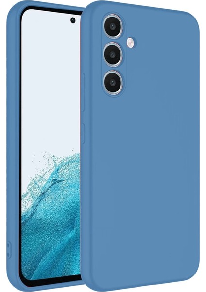 Samsung Galaxy A16 5g Kılıf First Silikon - Mavi