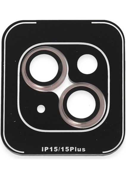 Joko Iphone 15 Pvd Metal Kamera Lens - Pembe