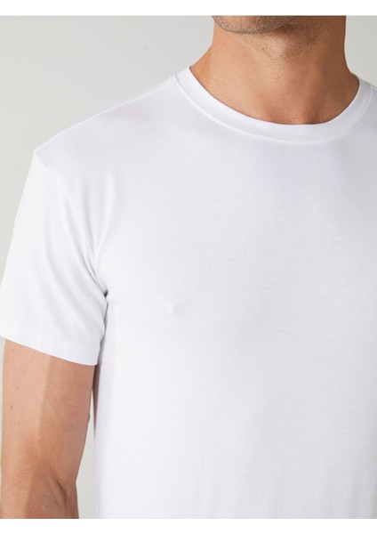 Bisiklet Yaka Kısa Kollu Erkek Pijama Üst modelleri