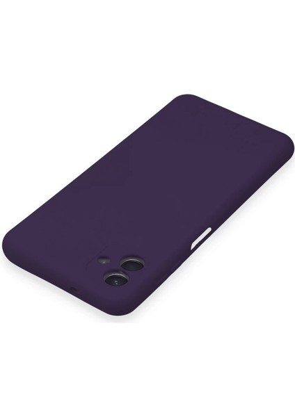Samsung Galaxy A04 Kılıf Nano Içi Kadife Silikon - Mor fırsatları