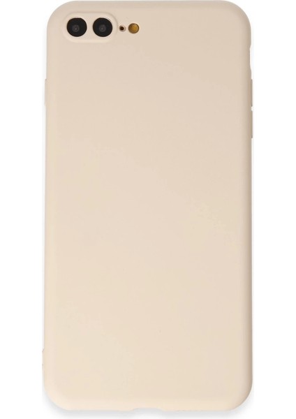 Iphone 7 Plus Kılıf First Silikon - Krem