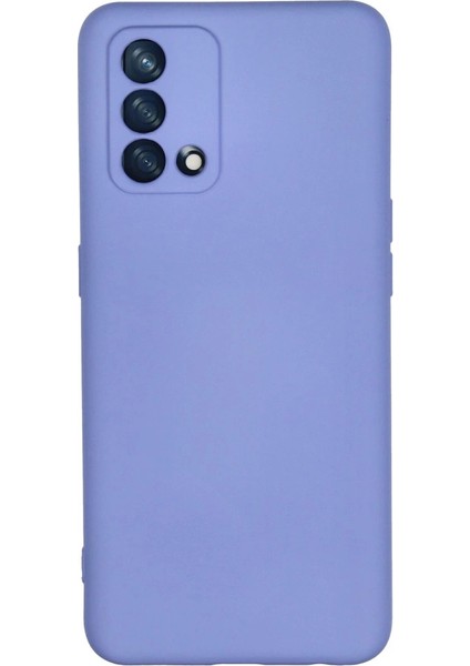 Oppo A74 4g Kılıf Nano Içi Kadife Silikon - Lila
