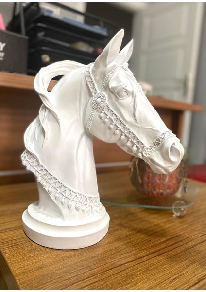 Dekoratif At Kafası Büst Büyük Boy Heykeli indirimleri