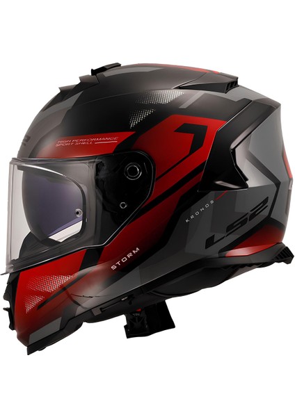 Storm 2 Kronos Kırmızı-Gri Kask fırsatları