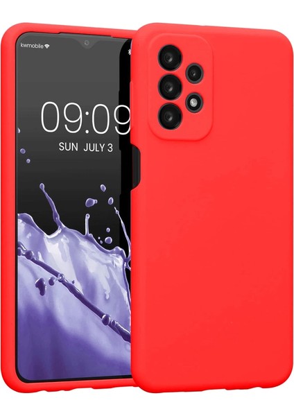 Samsung Galaxy A23 4g Kılıf First Silikon - Kırmızı