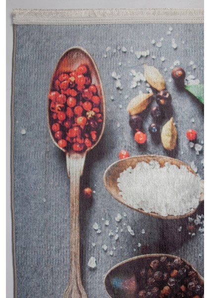 Türkmen Gloria TD242 Halı Kilim Kaymaz Taban Yıkanabilir Salon Mutfak Kesme Yolluk