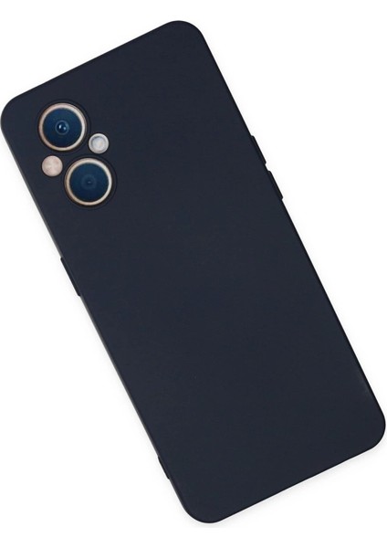 Oppo Reno 7 Lite Kılıf Nano Içi Kadife Silikon - Lacivert fiyatları