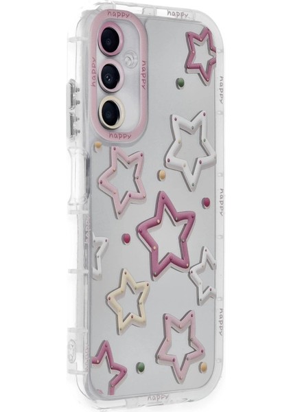 Newface Samsung Galaxy A25 5g Kılıf Reflexion Desenli Kapak - Desen 3