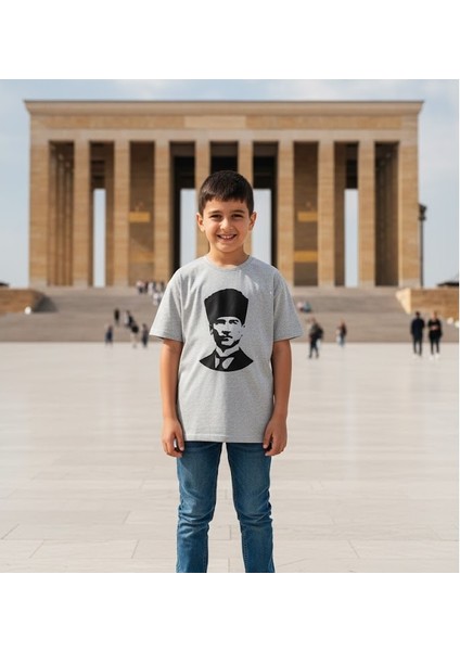 Tekli ve 3lü Pamuk Kız Erkek Çocuk Atatürk Baskılı Tshirt Tişört 5 6 7 8 9 10 11 12 13 14 Yaş fiyatları