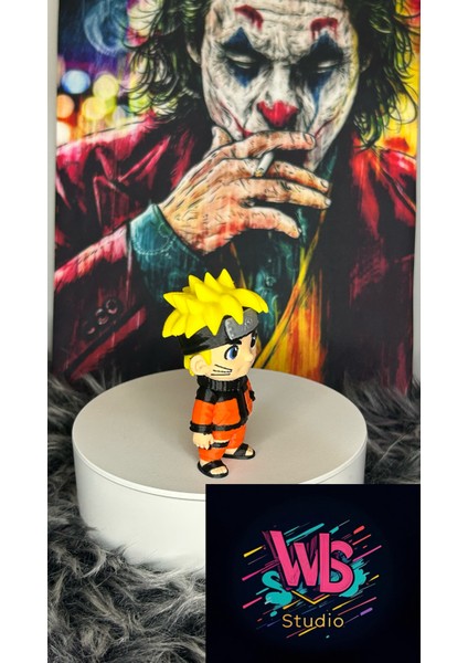 Chibi Naruto Figürü | Sevimli Anime Karakter Heykeli | Koleksiyonluk Naruto Figür | 8 cm modelleri