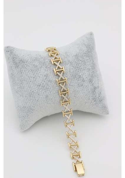 Stil Incisi/xupıng Jewelry x Sıralı Zirkon Taşlı Bileklik