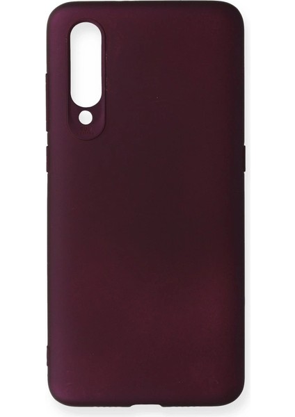 Xiaomi Mi 9 Kılıf First Silikon - Mürdüm