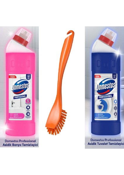 Banyo Temizleyici ,tuvalet Temizleyici 750 ml (Derzlere Zararsız) ve Fırça