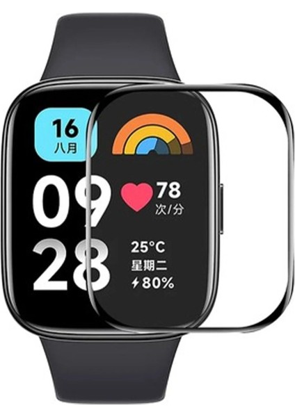 OMR02 Xiaomi Redmi Watch 3 Active Polymer Nano Ekran Koruyucu - Şeffaf