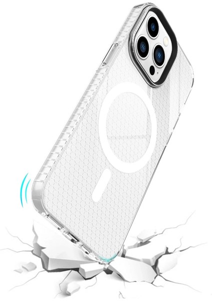 iPhone 13 Pro Max Kılıf Beta Magneticsafe Silikon - Şeffaf fırsatları