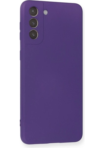 Samsung Galaxy S21 Plus Kılıf Nano Içi Kadife Silikon - Mor fiyatları
