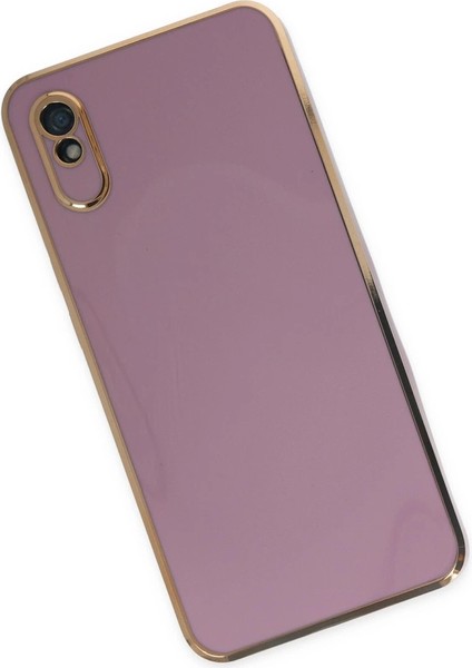 Xiaomi Redmi 9A Kılıf Volet Silikon - Mor fiyatları