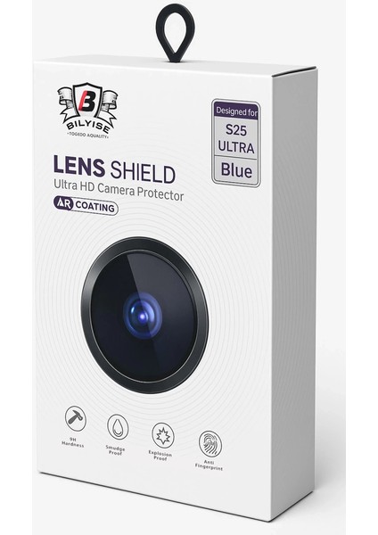 Samsung Galaxy S25 Ultra Bilvis Titan Kamera Lens - Lacivert fiyatları