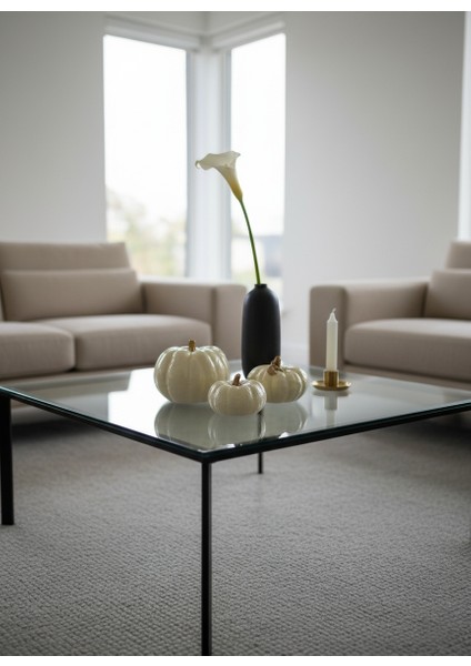 Balkabağı 3'lü Set,biblo, Ev Dekorasyon, Obje, Bohem, Tasarım, Sunum, fiyatları