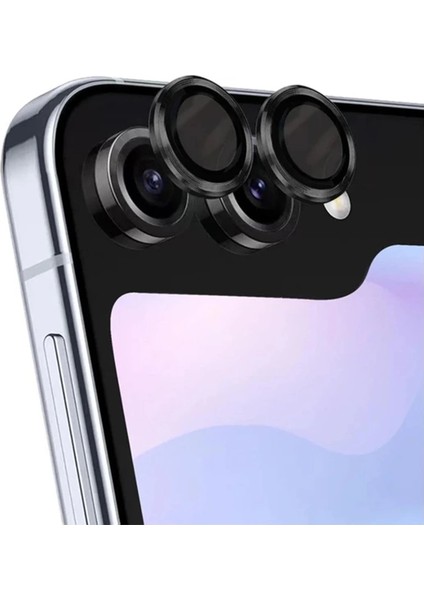 Samsung Galaxy Z Flip 5 Valdez Metal Kamera Lens - Siyah