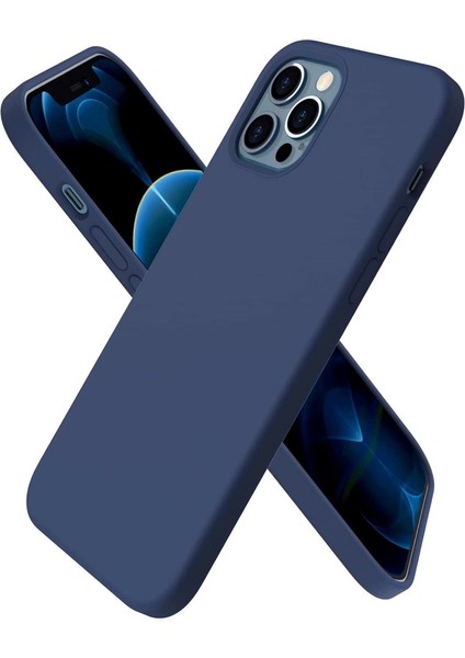 Iphone 12 Pro Max Kılıf First Silikon - Lacivert