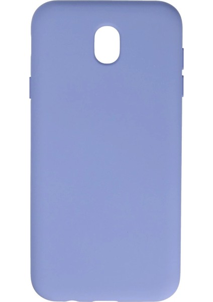 Samsung Galaxy J7 Pro / J730 Kılıf Nano Içi Kadife Silikon - Lila