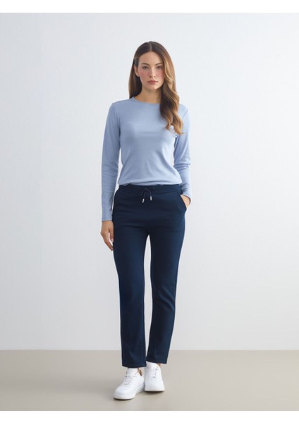 Artı Yeni Sezon Beli Lastikli Kadın Kalın Eşofman Altı