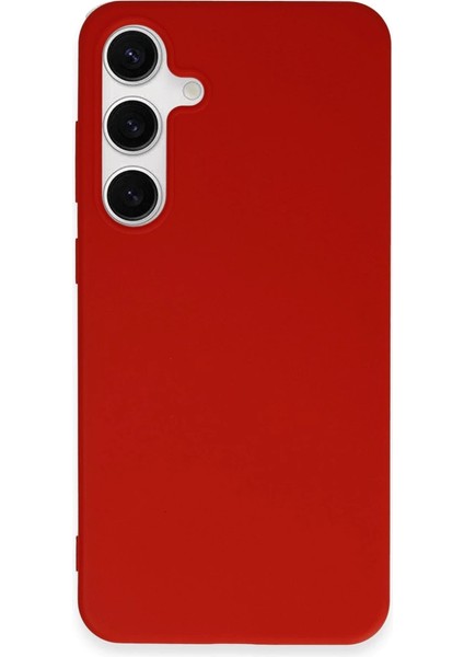 Samsung Galaxy S24 Plus Kılıf First Silikon - Kırmızı modelleri
