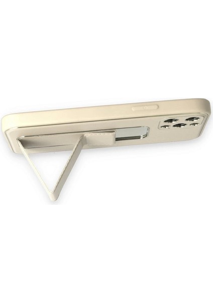 Iphone 12 Pro Kılıf Coco Deri Standlı Kapak - Beyaz modelleri