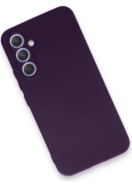 Samsung Galaxy A54 5g Kılıf First Silikon - Mor modelleri