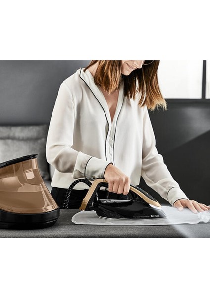 Pro Express Vision 9 Bar Endüstriyel Güçte LED Işıklı Buhar Kazanlı Ütü - Akıllı Buhar Sensörü, Kireç Avcısı, Sessiz Çalışma ve Durilium Airglide Taban indirimleri