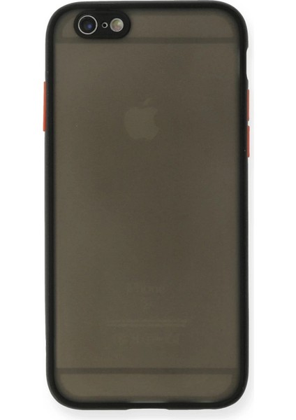 Iphone 6 Kılıf Montreal Silikon Kapak - Siyah