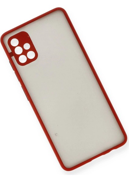 Samsung Galaxy A51 Kılıf Montreal Silikon Kapak - Kırmızı modelleri