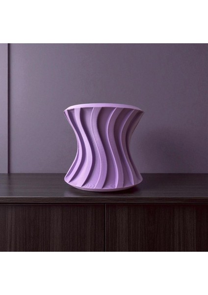 Modern Tasarım Dekoratif Spiral Vazo Şık Masa Üstü Obje Biblo Ev Ofis Raf Süs Eşyası