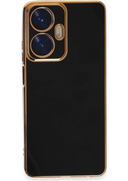 Realme C55 Kılıf Volet Silikon - Siyah