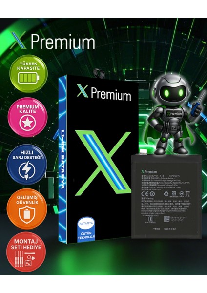 Xpremium Oneplus8 Uyumlu Batarya Pil Süper Yüksek Kalite BLP761