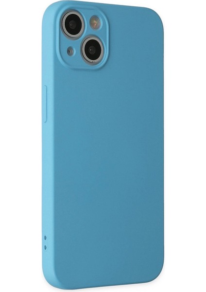 Iphone 13 Mini Kılıf Nano Içi Kadife Silikon - Mavi fiyatları