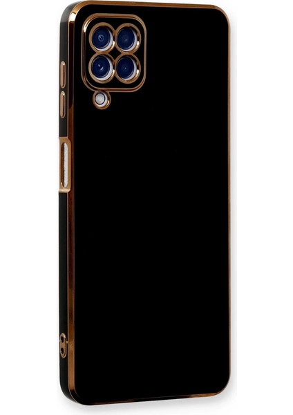 Samsung Galaxy A22 Kılıf Volet Silikon - Siyah