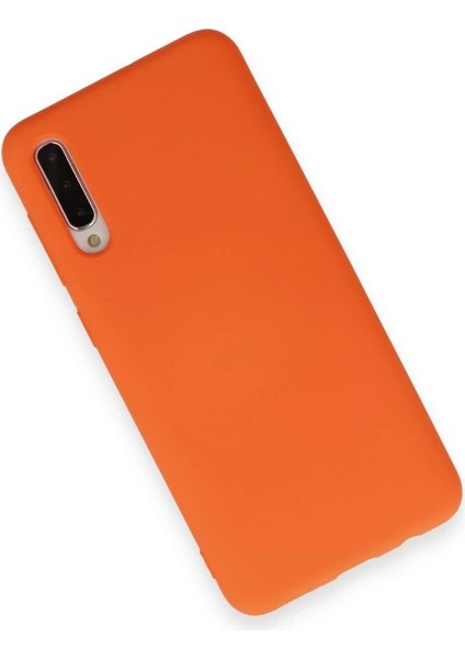 Samsung Galaxy A70 Kılıf Nano Içi Kadife Silikon - Turuncu fiyatları