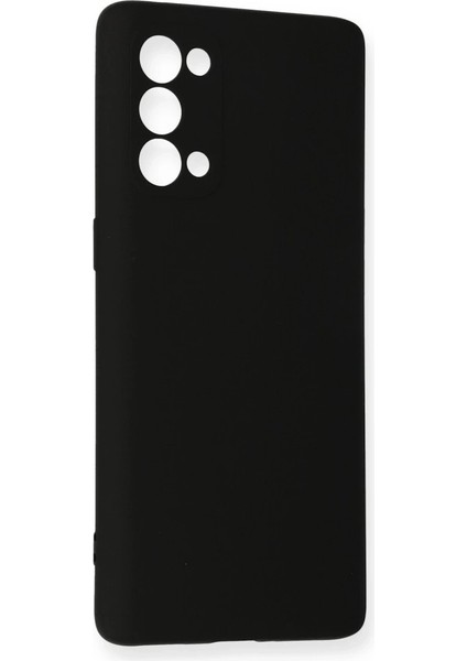 Oppo Reno 5 Kılıf Nano Içi Kadife Silikon - Siyah fiyatları